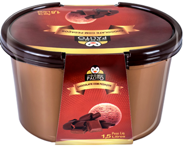 Sorvete Chocolate com Pedaços (1,5L)